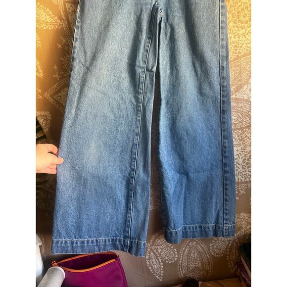 Rolla’s Sailor High Rise Wide Leg Jeans in Medium Wash Size 25 - Picture 4 of 6